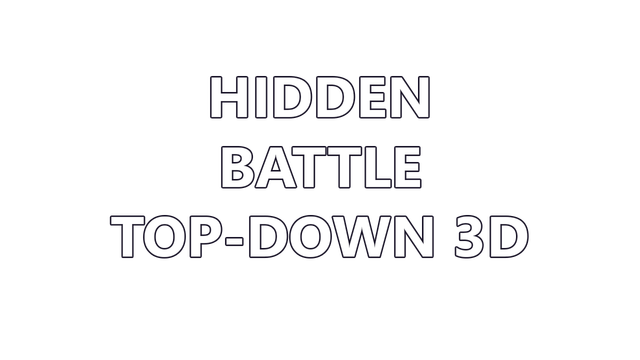 Hidden Battle Top-Down 3D Logo