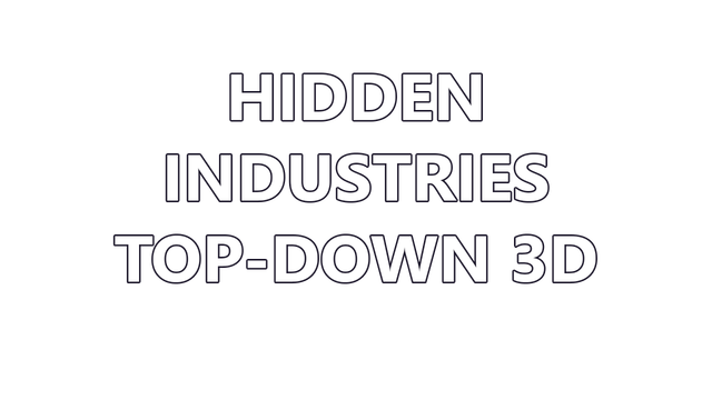Hidden Industries Top-Down 3D Logo