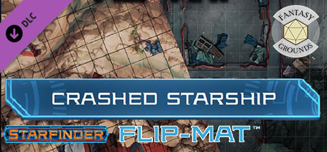 Fantasy Grounds - Starfinder RPG - FlipMat - Crashed Starship cover art