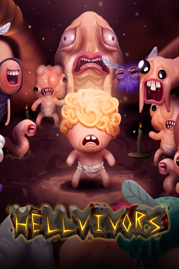Steam portrait for Hellvivors.
