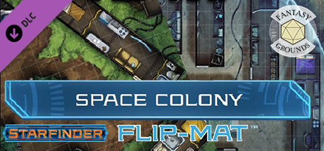 Fantasy Grounds - Starfinder RPG - FlipMat - Space Colony cover art