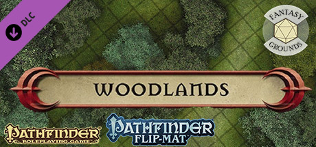 Fantasy Grounds - Pathfinder RPG - Pathfinder Flip-Mat - Classic Woodlands cover art