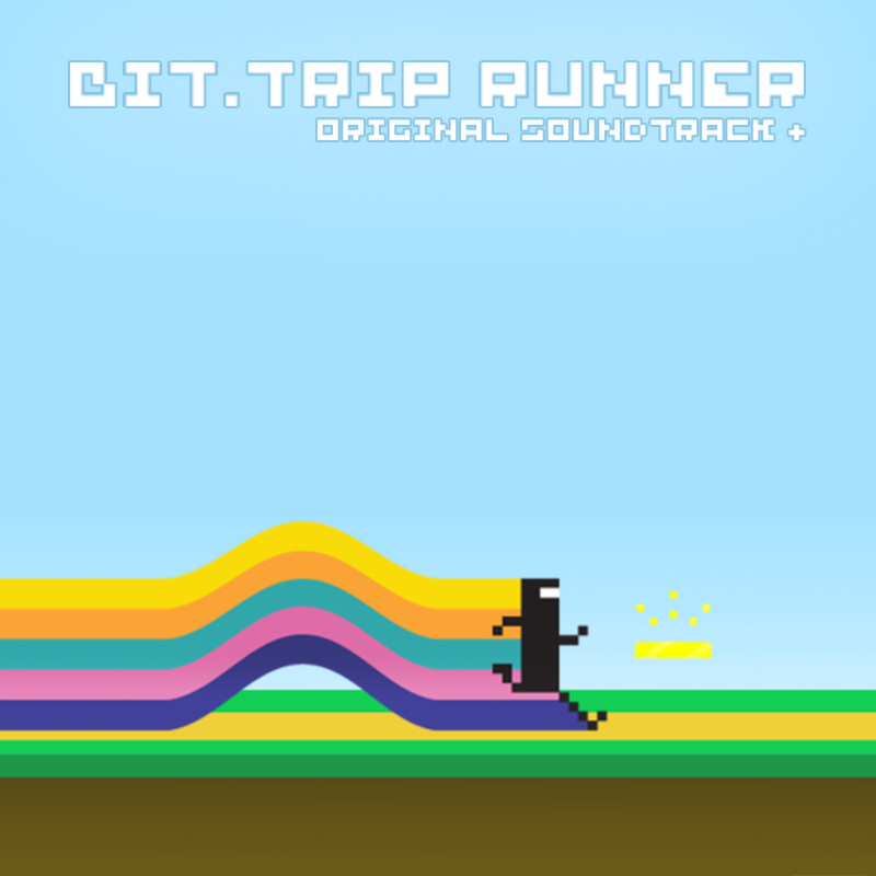 Игра раннер с музыкой. Bit.trip. Git trip Runner. Git trip Runner 64x64 голубой. Run soundtrack