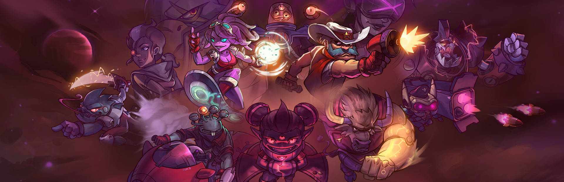 Awesomenauts - the 2D moba Hero Image