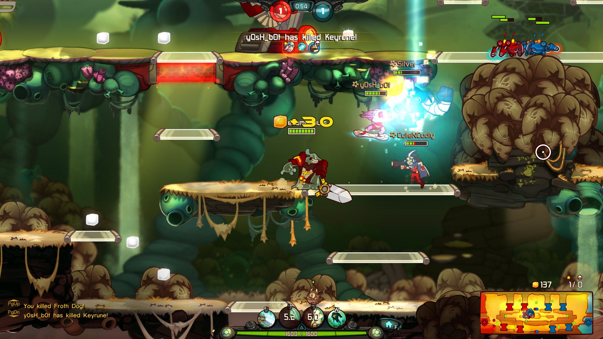 Awesomenauts The 2d Moba On Steam 