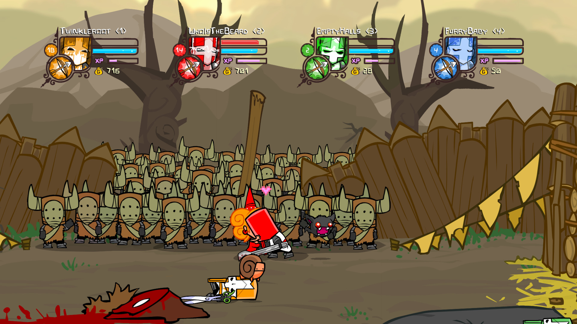 Castle Crashers, Software