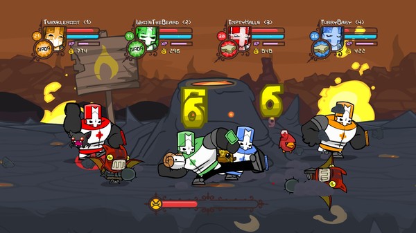 Скриншот из Castle Crashers