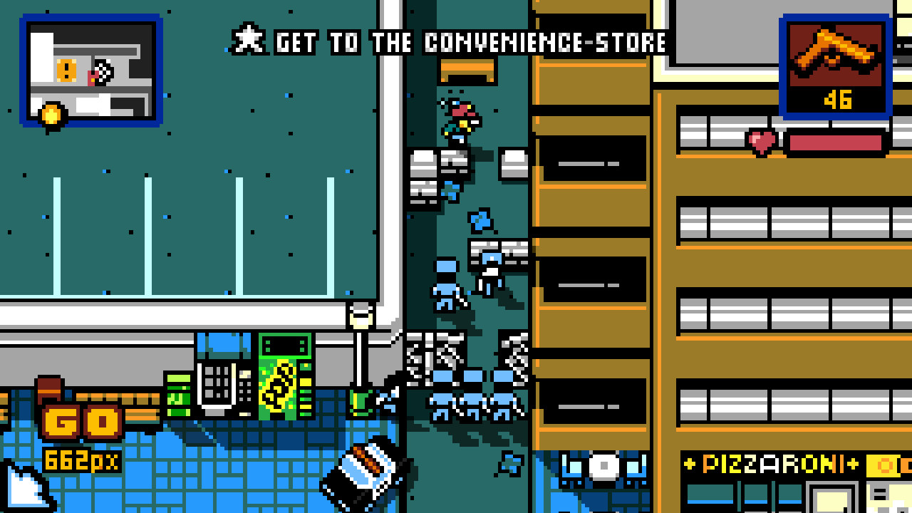 retro city rampage dx 3ds map display