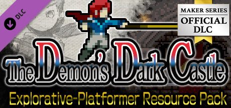 Pixel Game Maker MV - The Demon's Dark Castle: Explorative-Platformer Resource Pack cover art