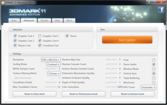 3DMark 11 requirements