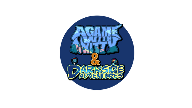 A Game with a Kitty 1 & Darkside Adventures Logo