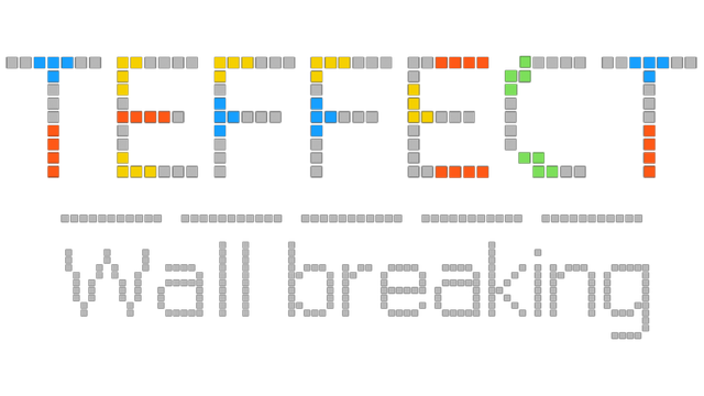 TEFFECT: Wall Breaking Logo