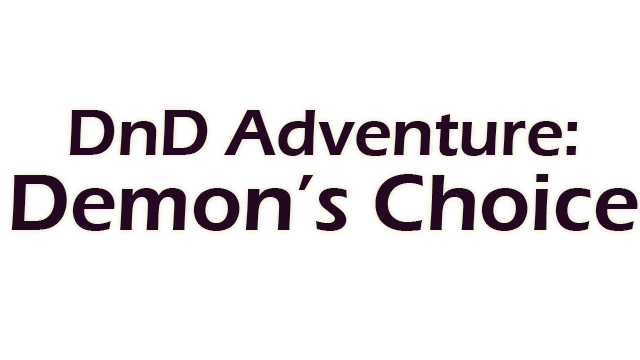 DnD Adventure: Demon's Choice Logo
