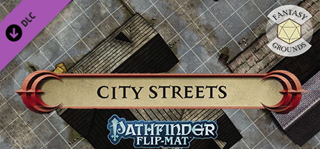 Fantasy Grounds - Pathfinder RPG - Pathfinder Flip-Map - Classic City Streets cover art
