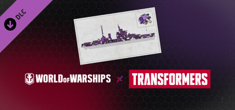 World of Warships × Transformers: Decepticon Camouflage Stockpile cover art