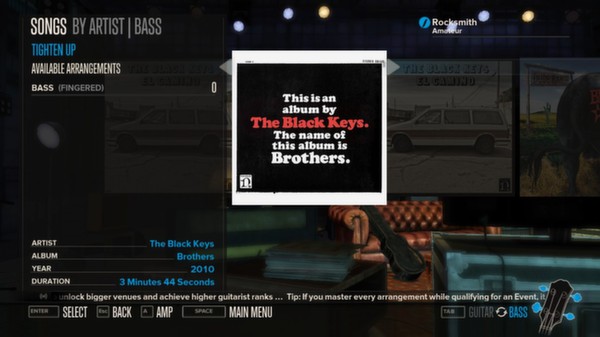 Скриншот из Rocksmith™ - “Tighten Up” - The Black Keys