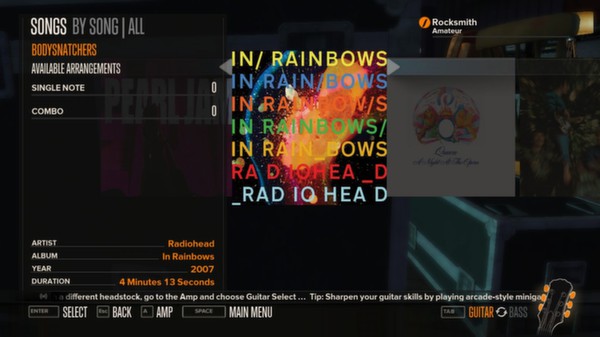 Скриншот из Rocksmith™ - “Bodysnatchers” - Radiohead