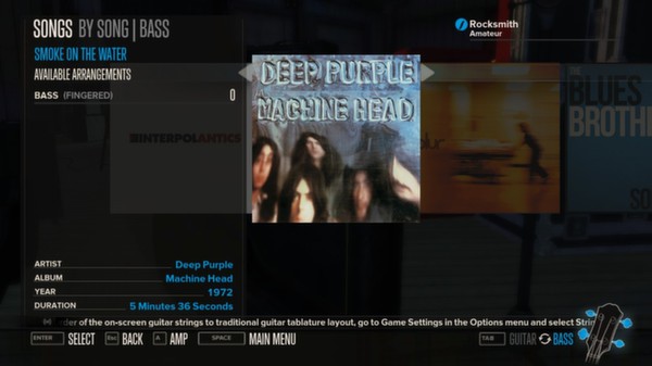 Скриншот из Rocksmith™ - “Smoke on the Water” - Deep Purple