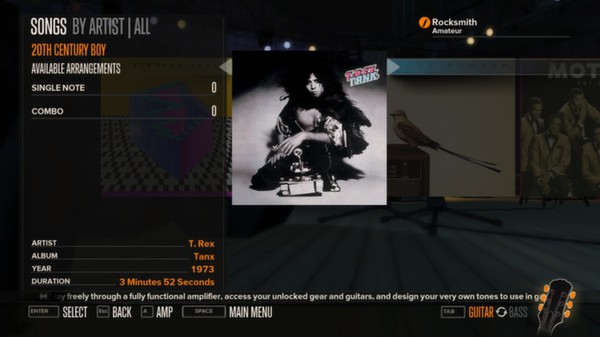 Скриншот из Rocksmith™ - “20th Century Boy” - T. Rex