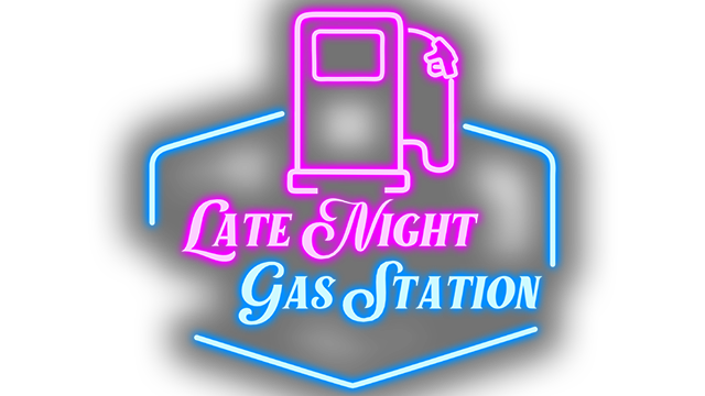 Late Night Gas Station Logo