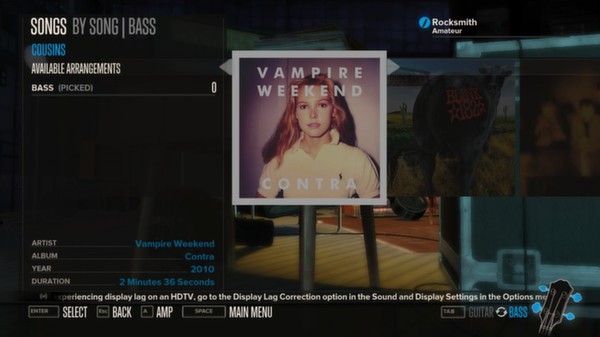 Скриншот из Rocksmith™ - “Cousins” - Vampire Weekend