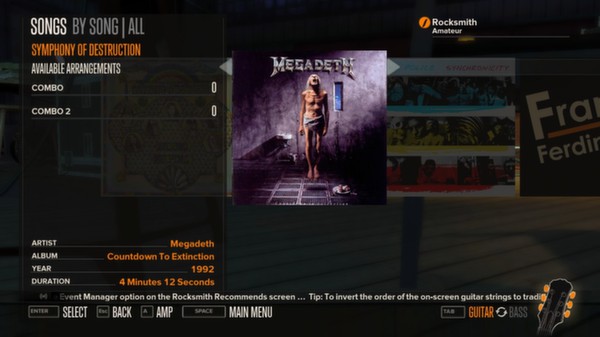 Скриншот из Rocksmith™ - “Symphony of Destruction” - Megadeth