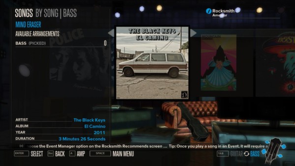 Скриншот из Rocksmith™ - “Mind Eraser” - The Black Keys