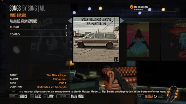 Скриншот из Rocksmith™ - “Mind Eraser” - The Black Keys