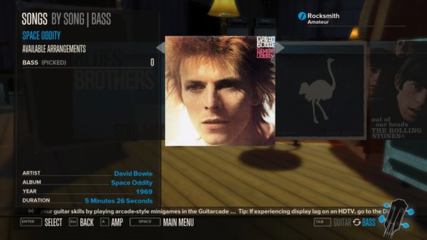 Скриншот из Rocksmith™ - “Space Oddity” - David Bowie