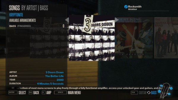 Скриншот из Rocksmith™ - “Kryptonite” - 3 Doors Down