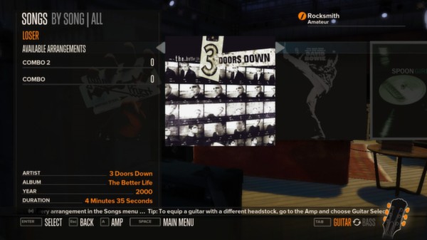 Скриншот из Rocksmith™ - “Loser” - 3 Doors Down