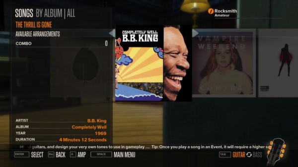 Скриншот из Rocksmith™ - “The Thrill is Gone” - B.B. King