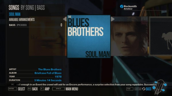 Скриншот из Rocksmith™ - “Soul Man” - The Blues Brothers