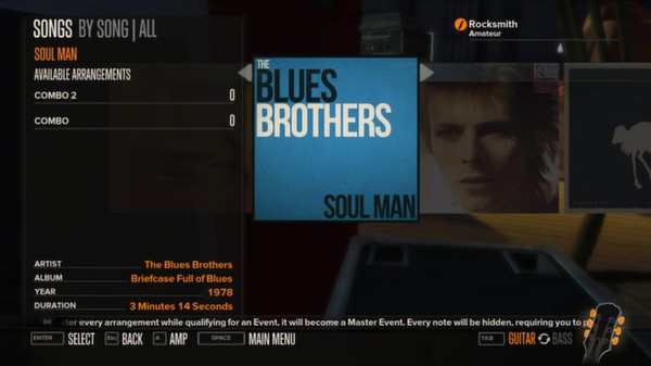 Скриншот из Rocksmith™ - “Soul Man” - The Blues Brothers