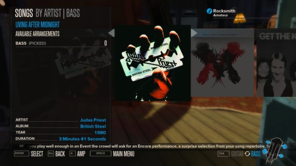 Скриншот из Rocksmith™ - “Living After Midnight” - Judas Priest