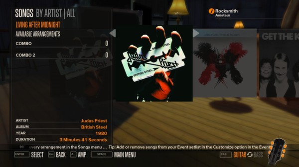 Скриншот из Rocksmith™ - “Living After Midnight” - Judas Priest