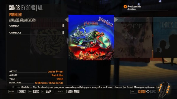 Скриншот из Rocksmith™ - “Painkiller” - Judas Priest