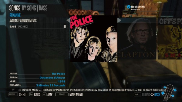 Скриншот из Rocksmith™ - “Roxanne” - The Police