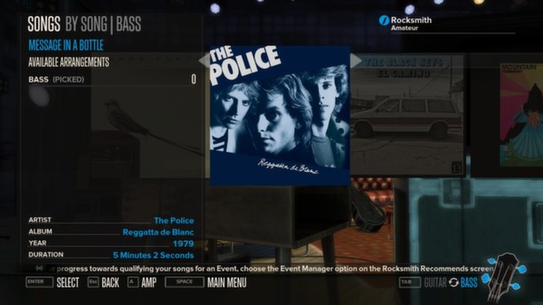 Скриншот из Rocksmith™ - “Message in a Bottle” - The Police