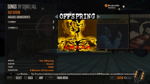 Скриншот из Rocksmith™ - “Self Esteem” - The Offspring