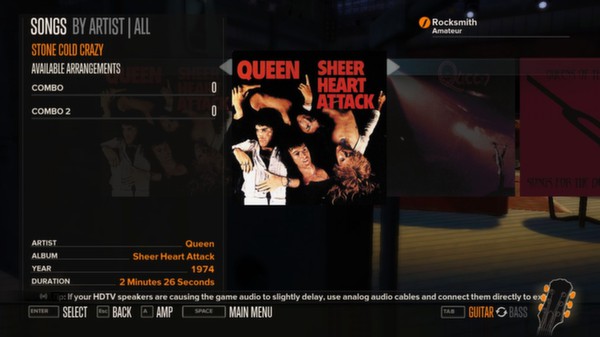 Скриншот из Rocksmith™ - Queen Song Pack