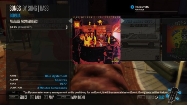 Скриншот из Rocksmith™ - “Godzilla” - Blue Öyster Cult