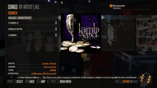 Скриншот из Rocksmith™ - “Redneck” - Lamb of God