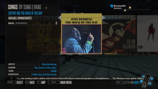 Скриншот из Rocksmith™ - “(Sittin’ On) The Dock of the Bay” - Otis Redding