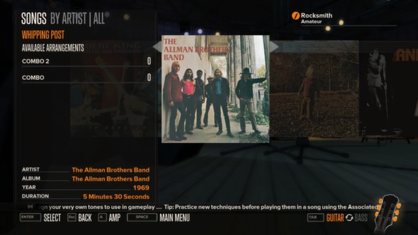 Скриншот из Rocksmith™ - “Whipping Post” - The Allman Brothers Band