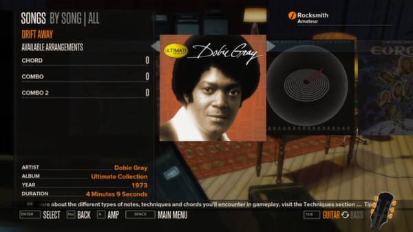 Скриншот из Rocksmith™ - “Drift Away” - Dobie Gray