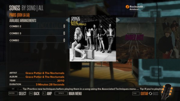 Скриншот из Rocksmith™ - “Paris (Ooh La La)” - Grace Potter & The Nocturnals