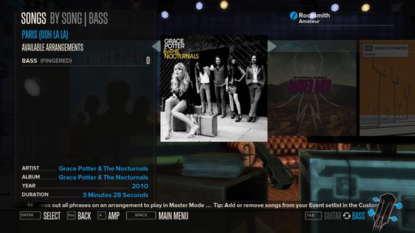 Скриншот из Rocksmith™ - “Paris (Ooh La La)” - Grace Potter & The Nocturnals