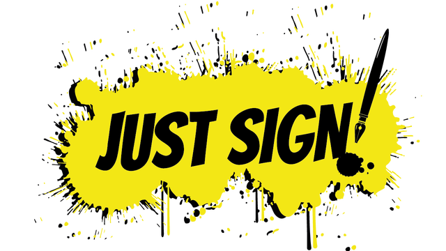 Just Sign! Logo