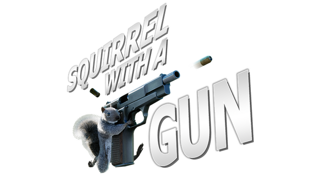 Squirrel with a Gun Logo